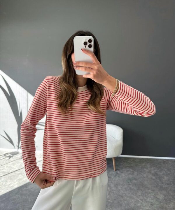 Kadın Penye Pamuklu Sweatshirt