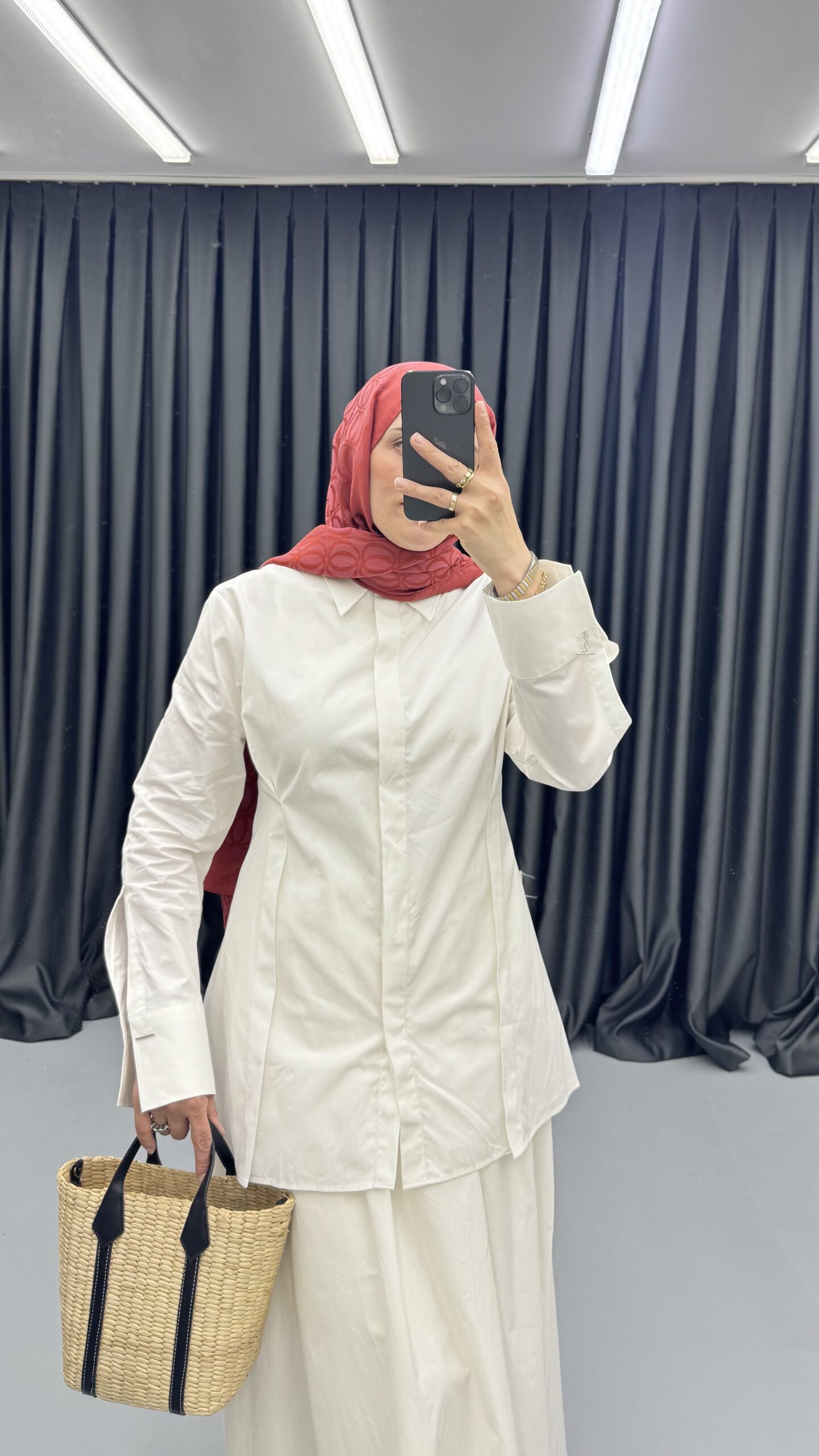 Belden Pens Detaylı Gizli Düğmeli Gömlek - Görsel 6