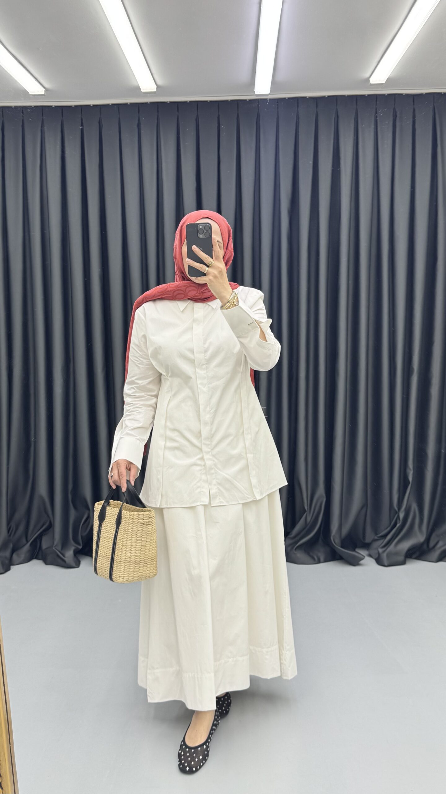 Belden Pens Detaylı Gizli Düğmeli Gömlek - Görsel 2