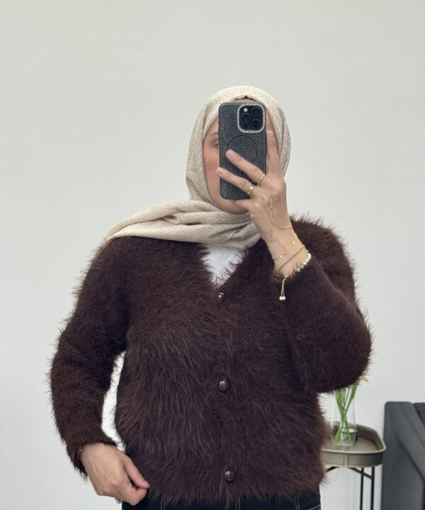 Saçaklı Yumoş Hırka