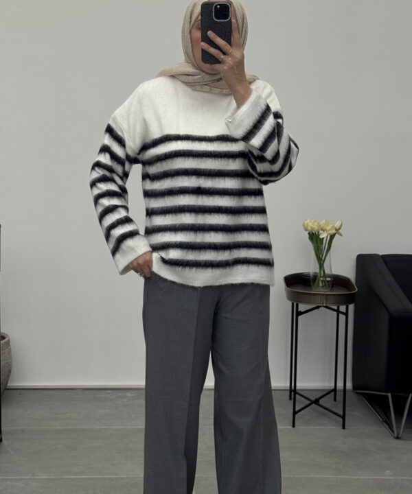 Çizgili Yumoş Kazak