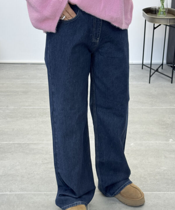 Denim Palazzo Pantolon