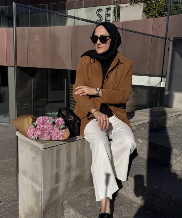 Taba Süet Gömlek Ceket