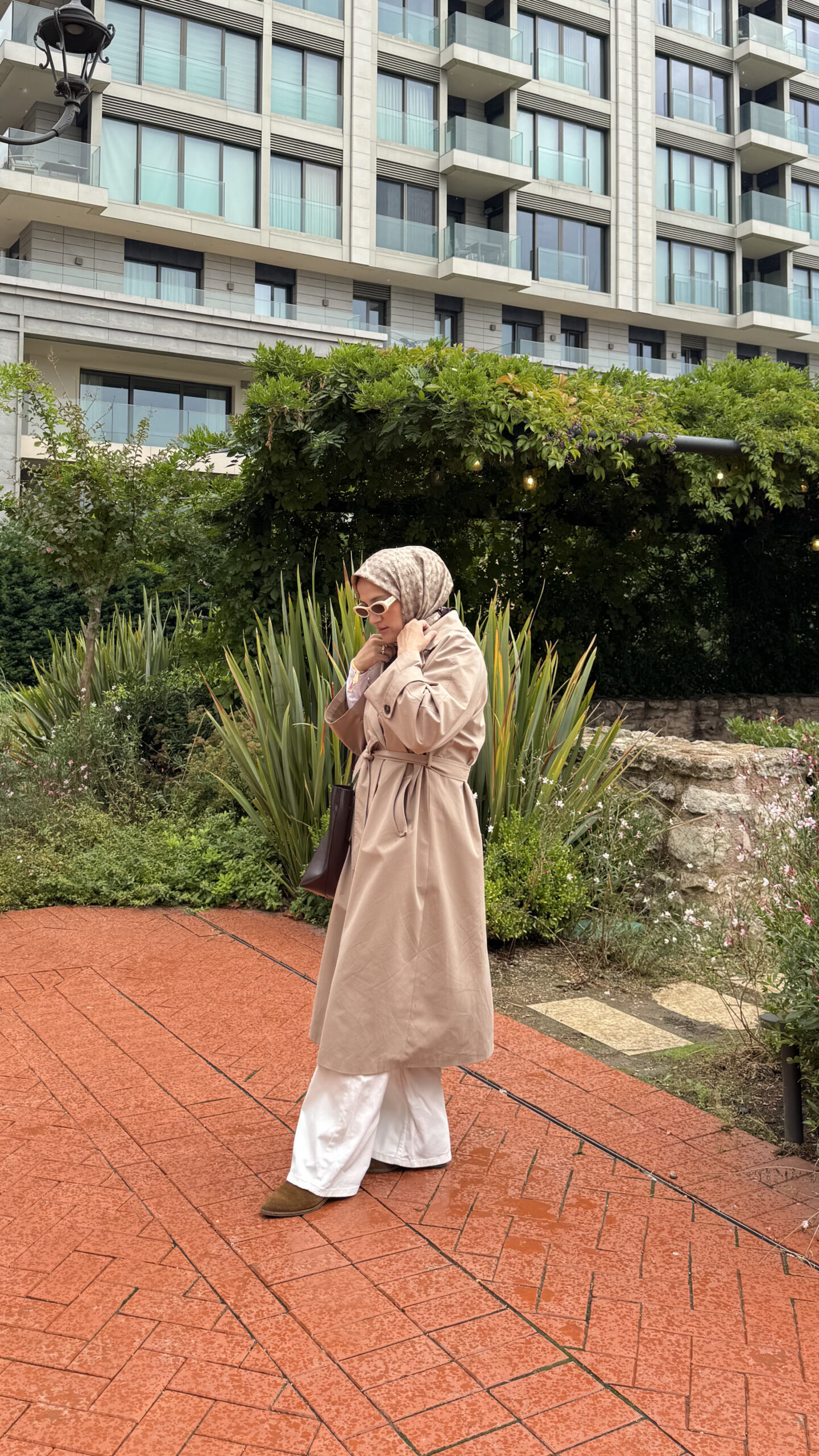 Oversize Reglan Kol Trençkot - Görsel 4