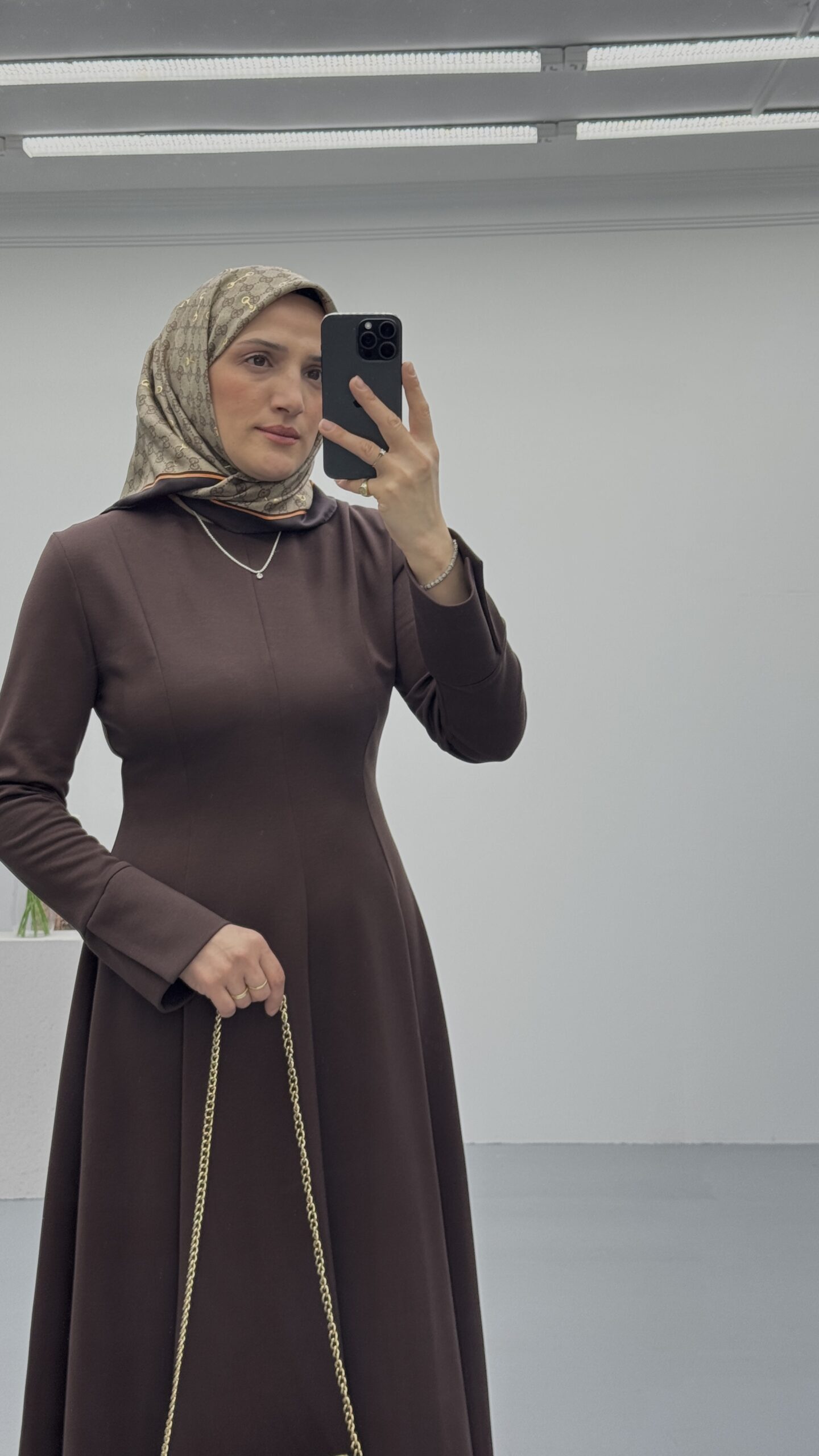 Kuplu Volan Elbise - Görsel 6