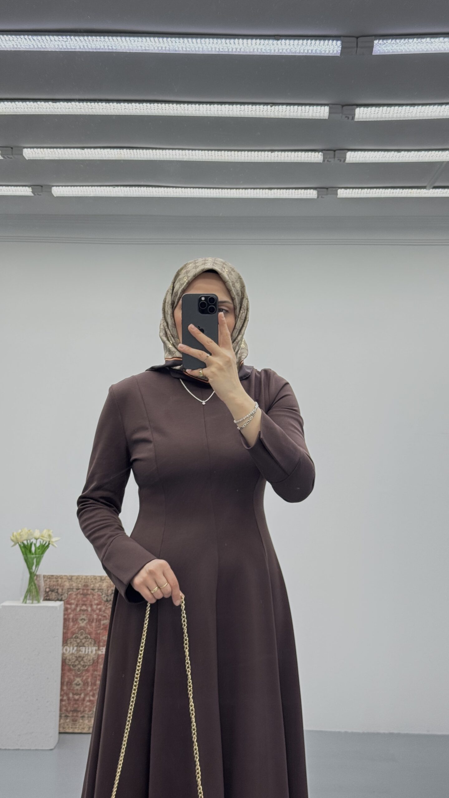 Kuplu Volan Elbise - Görsel 8