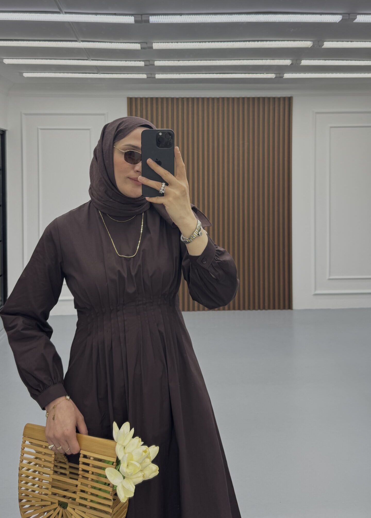 Pensli Pamuk Poplin Elbise