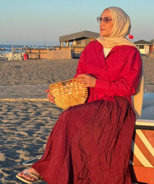 Cotton Kadın Gömlek Kırmızı