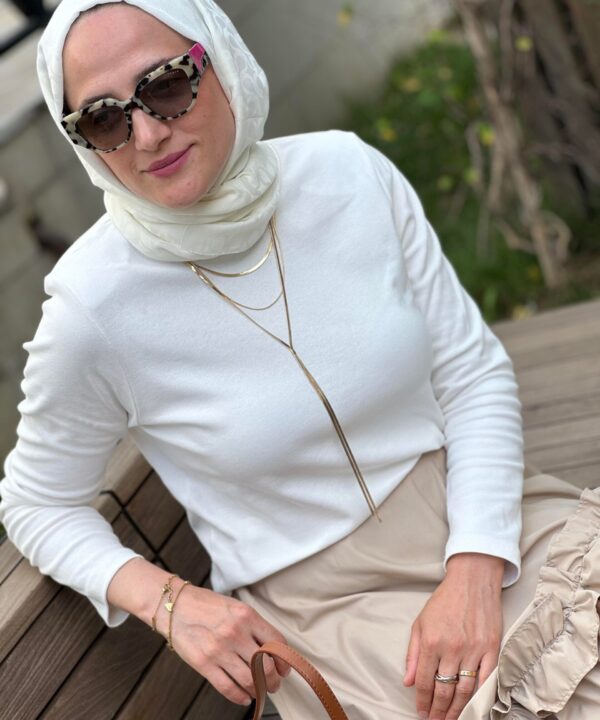 Basic Uzun Kollu Kadın Tişört – Beyaz & Siyah