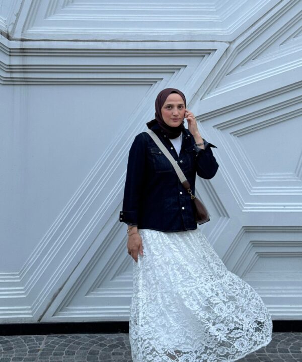 Çıtçıt Düğmeli Çift Cepli Denim Gömlek