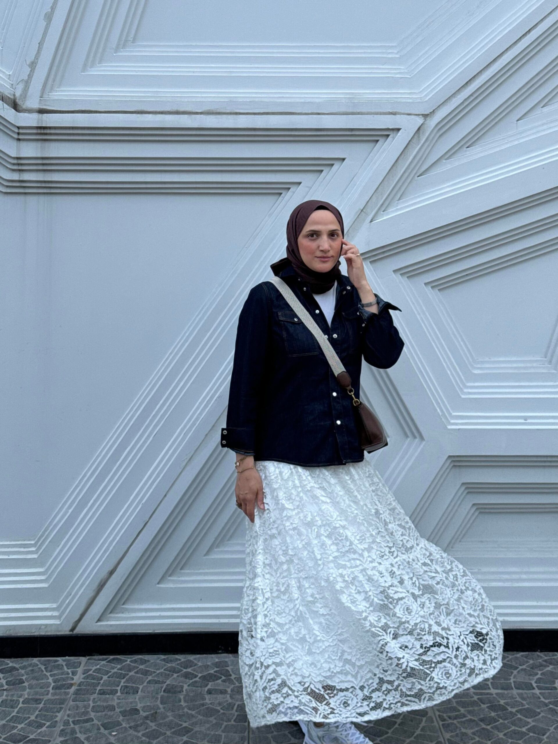 Çıtçıt Düğmeli Çift Cepli Denim Gömlek