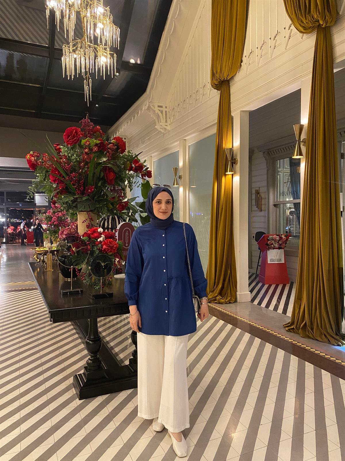 Dikiş Detaylı Krep Kadın Pantolon - Görsel 2