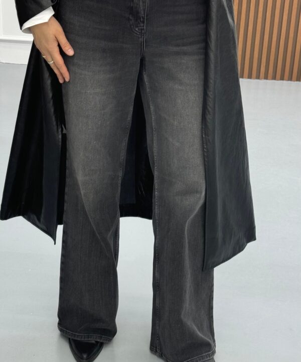 Füme Yıkamalı Taşlamalı Jean