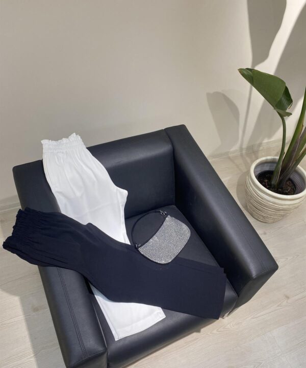 Yüksek Bel Lastikli Havuç Pantolon