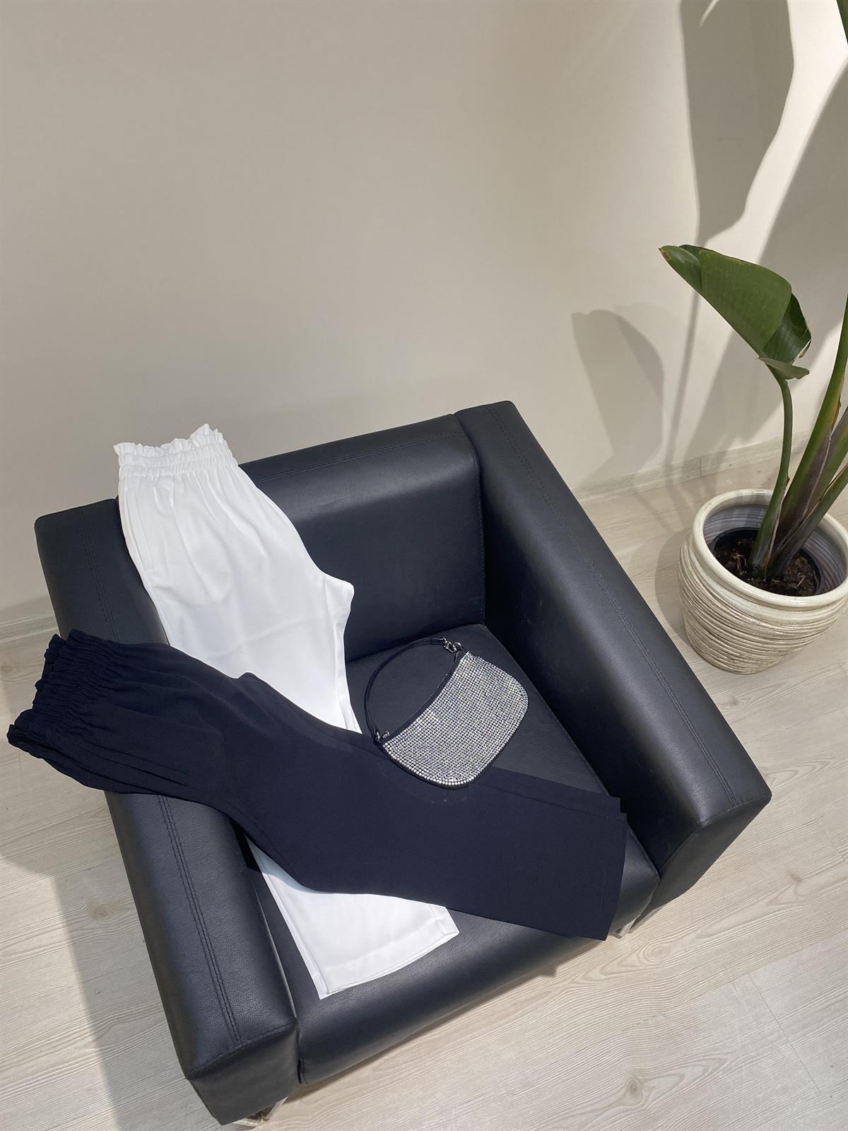 Yüksek Bel Lastikli Havuç Pantolon