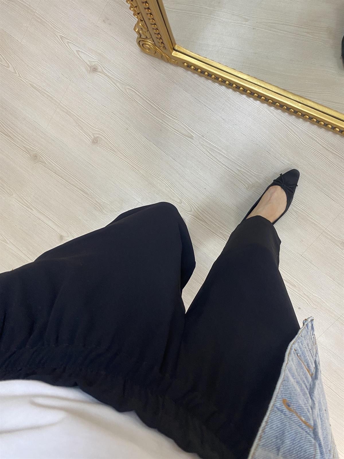 Yüksek Bel Lastikli Havuç Pantolon - Görsel 3