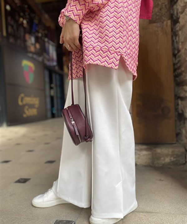 Beyaz Renkli Hup Scuba Pantolon