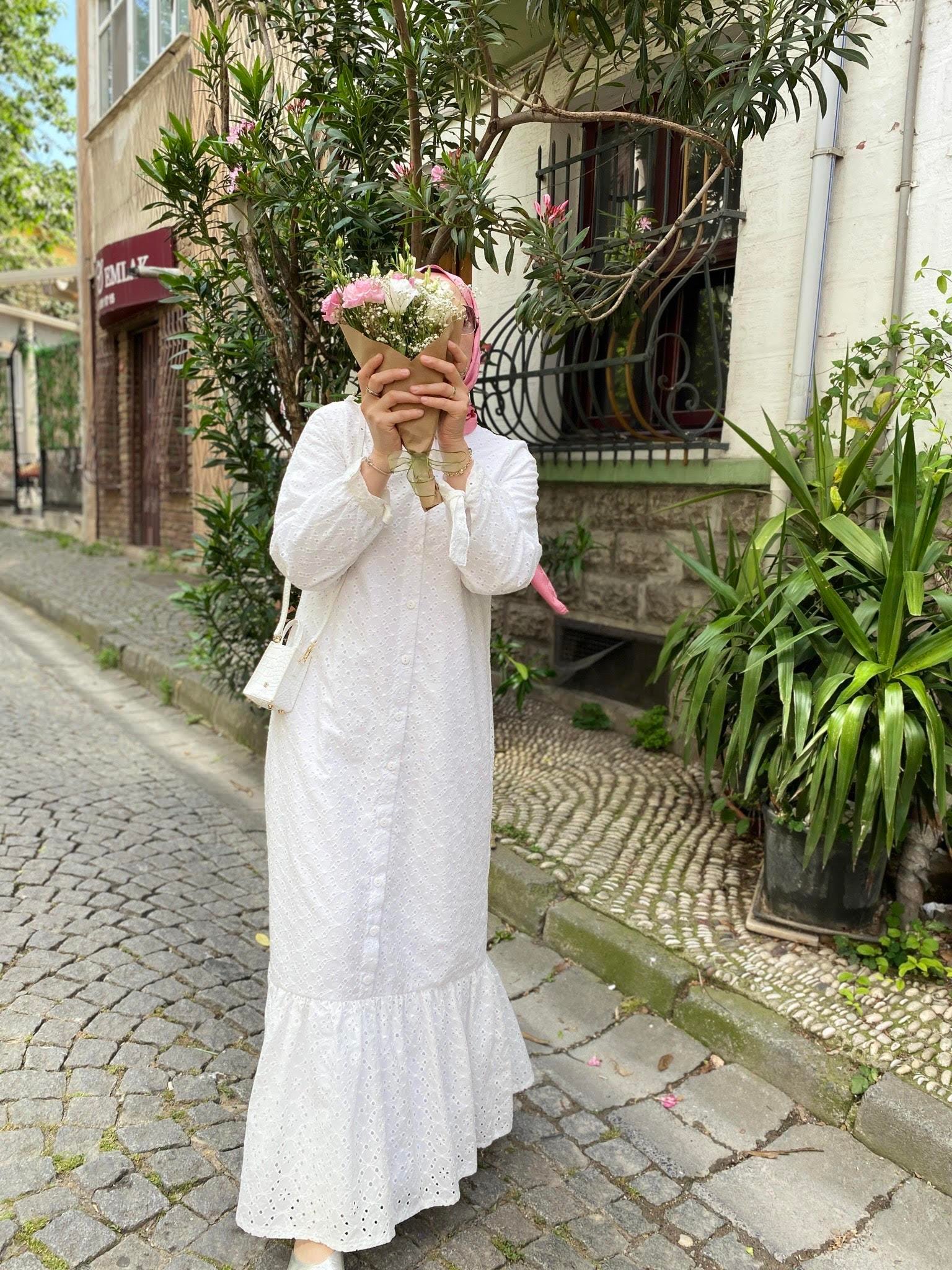 Lina Brode Elbise - Görsel 2