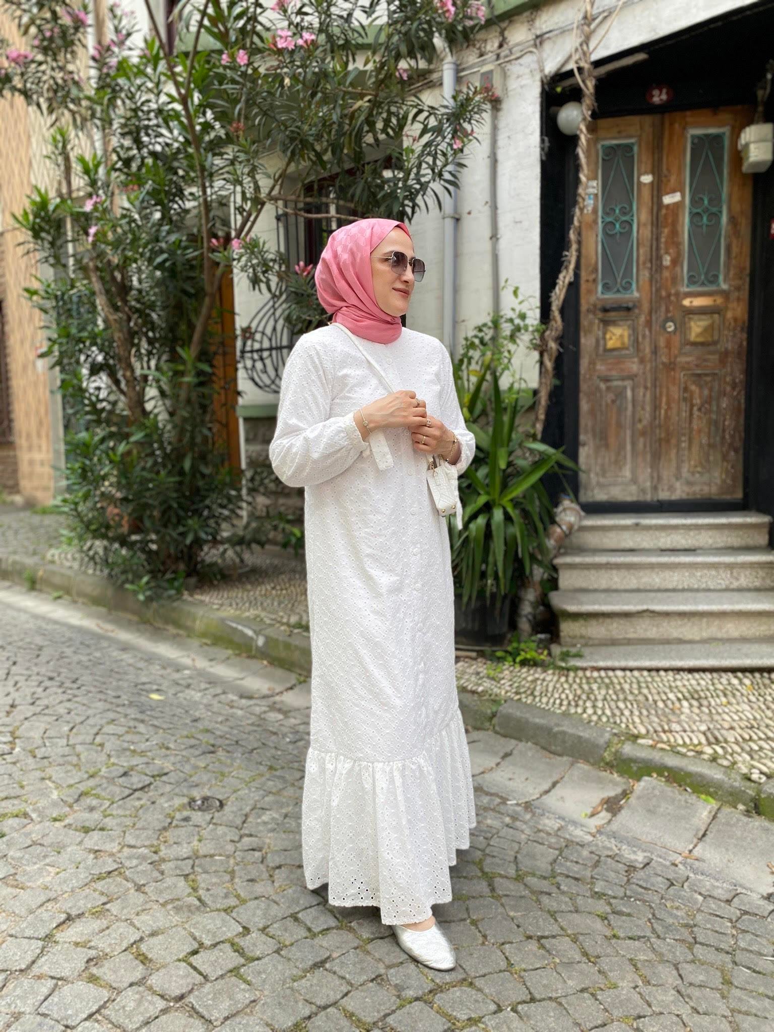 Lina Brode Elbise - Görsel 4