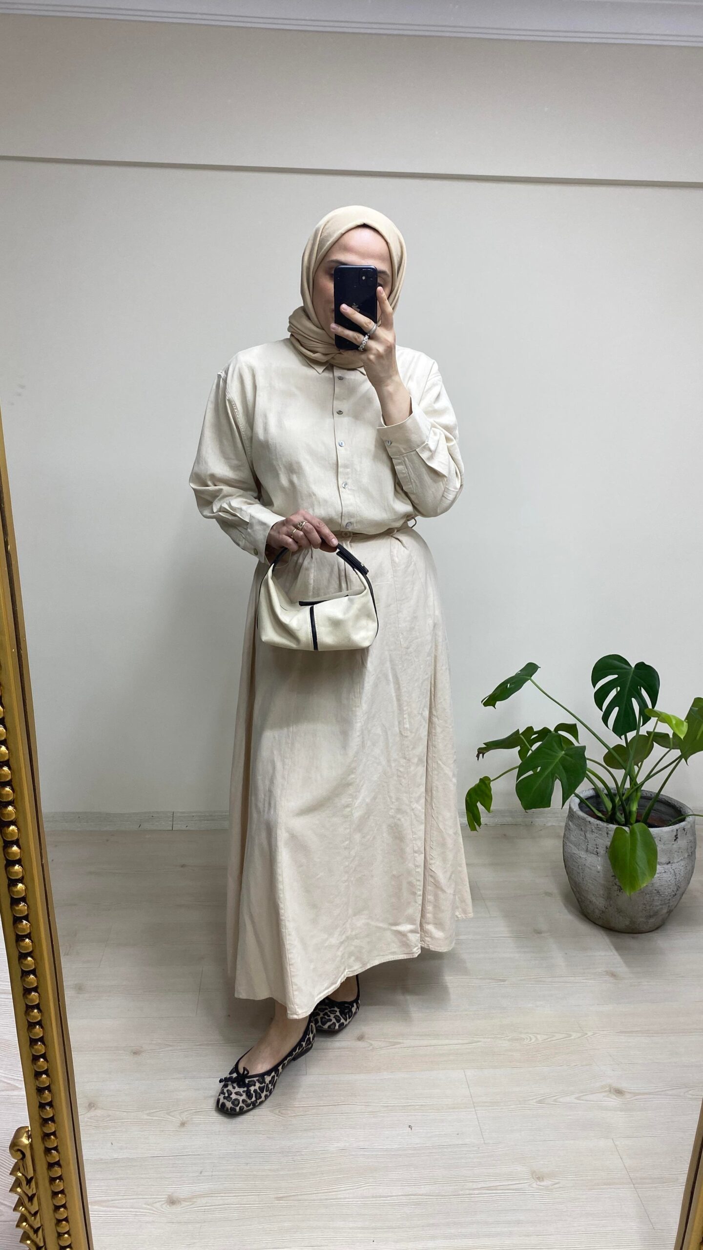 Mila Etekli Takım Naturel - Görsel 2