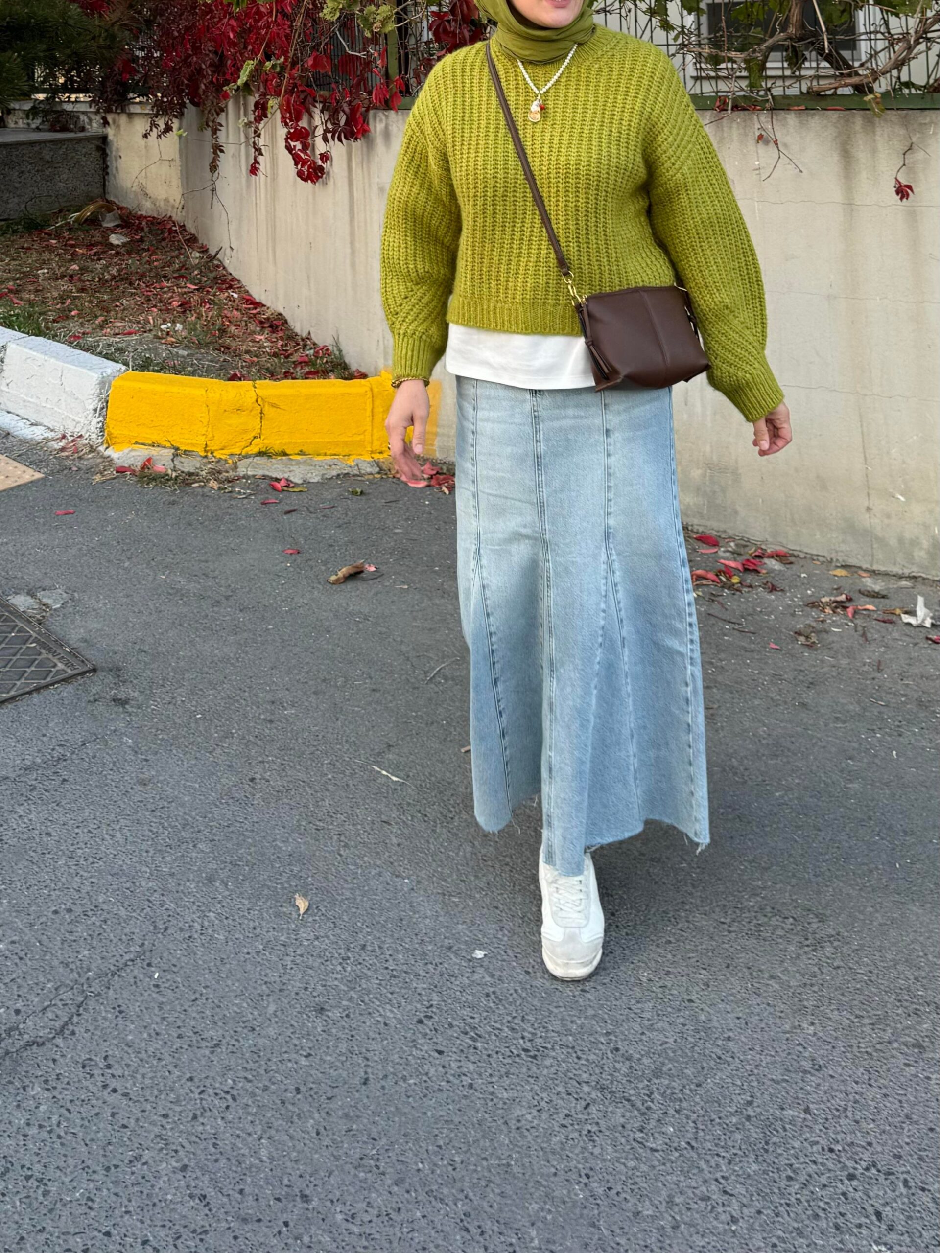 Orj Balık Model Denim Etek - Görsel 2