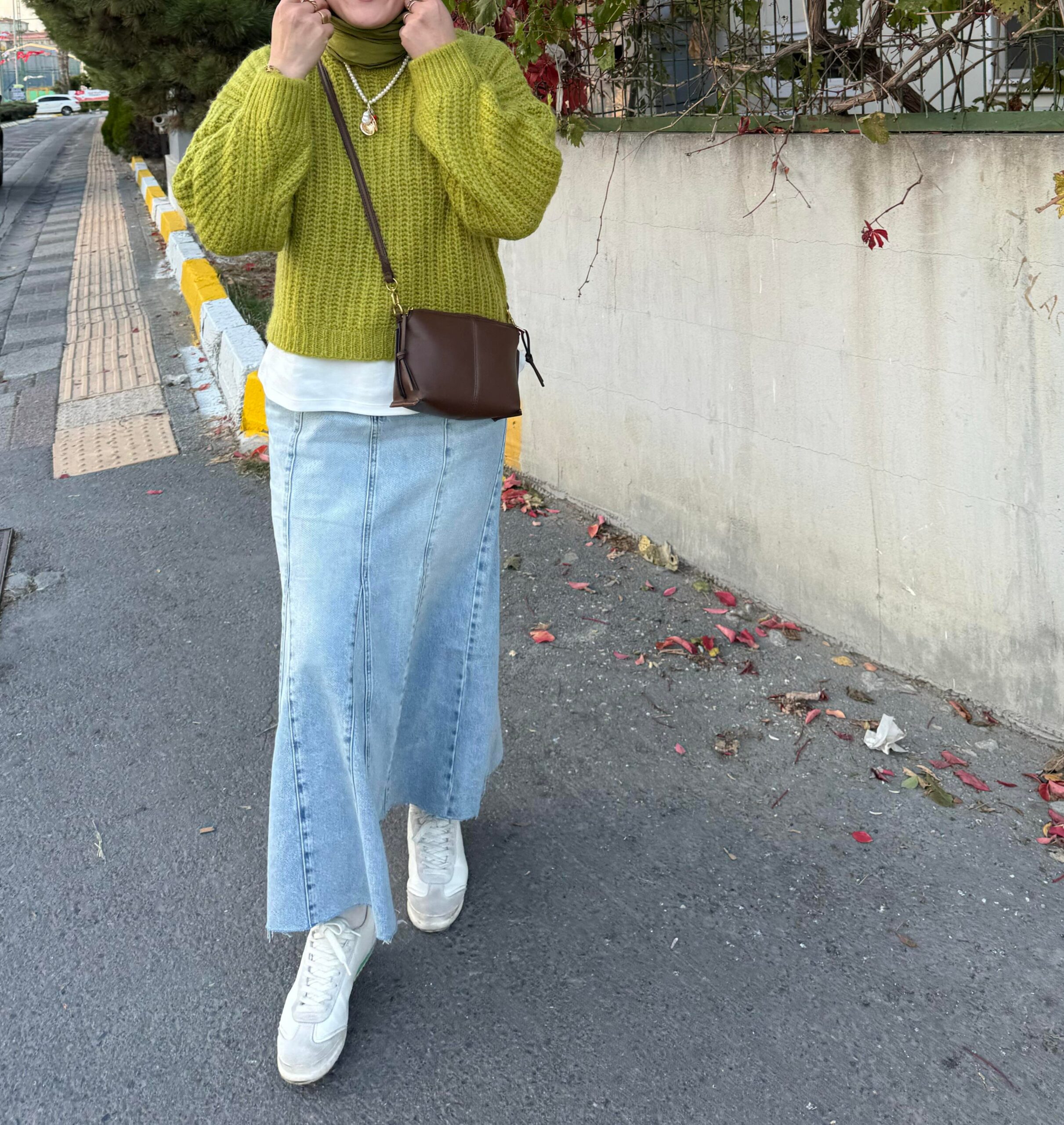 Orj Balık Model Denim Etek - Görsel 5