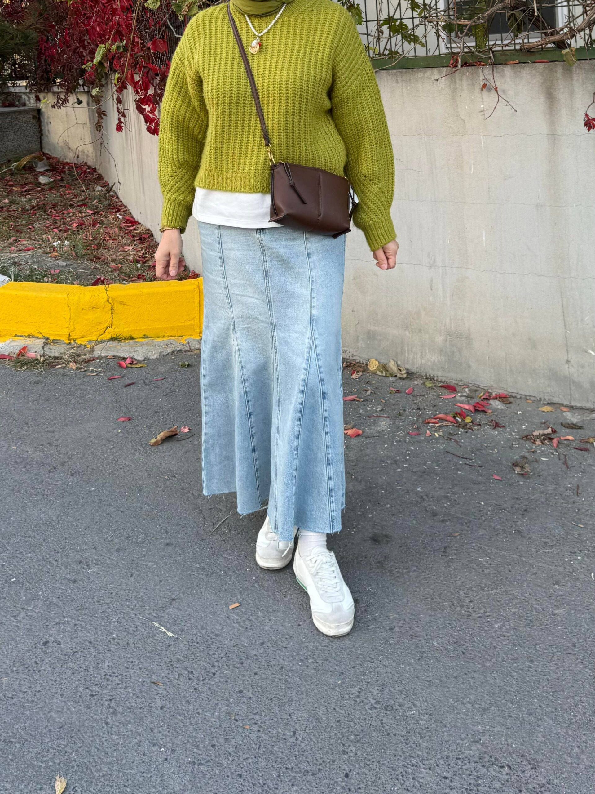 Orj Balık Model Denim Etek - Görsel 6