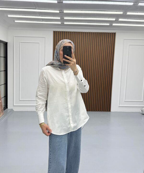 Pamuk Saten Orj Gömlek