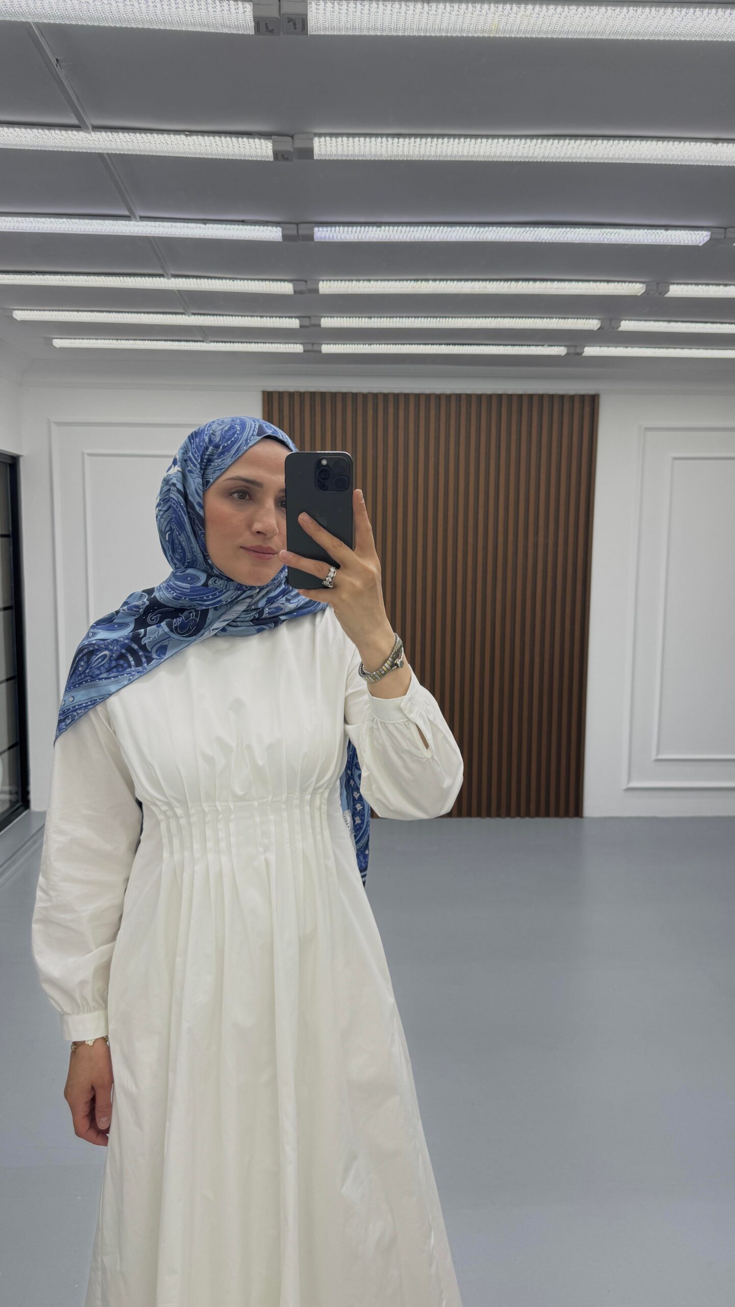 Pensli Pamuk Poplin Elbise - Görsel 12