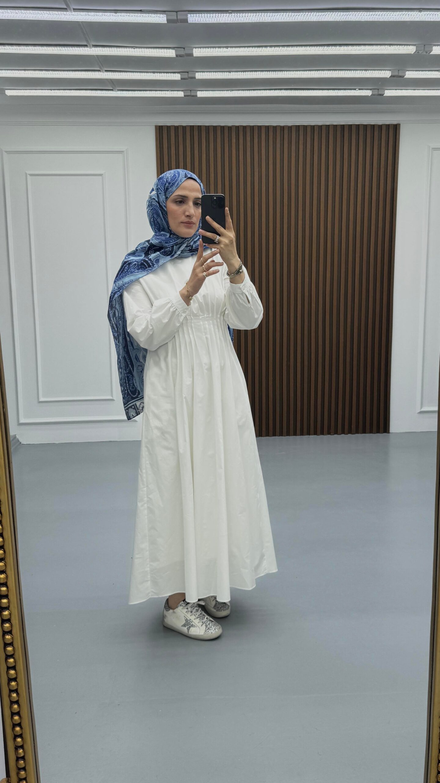 Pensli Pamuk Poplin Elbise - Görsel 10