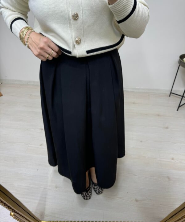 Pile Detaylı Kiloş Etek