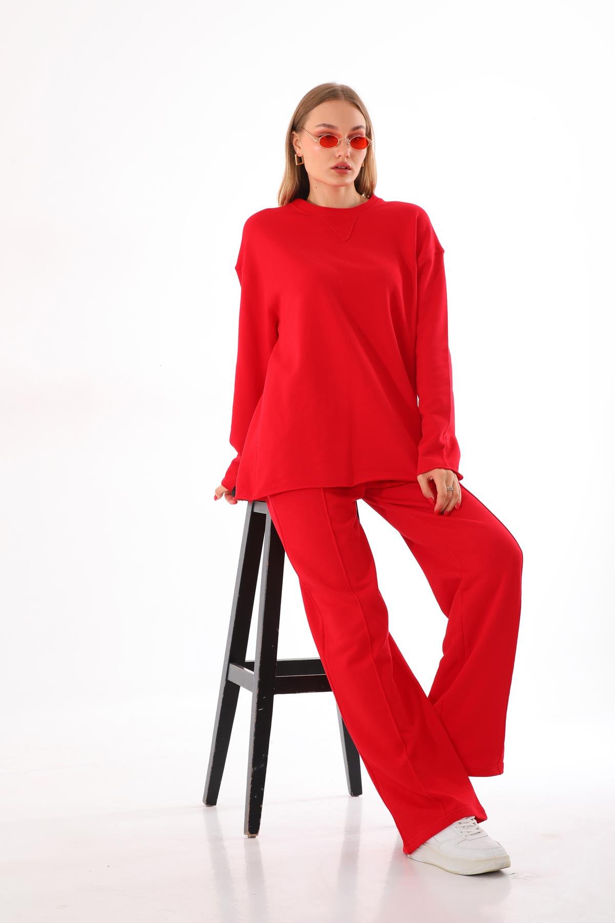 Souf Üç İplik Kadın İkili Takım