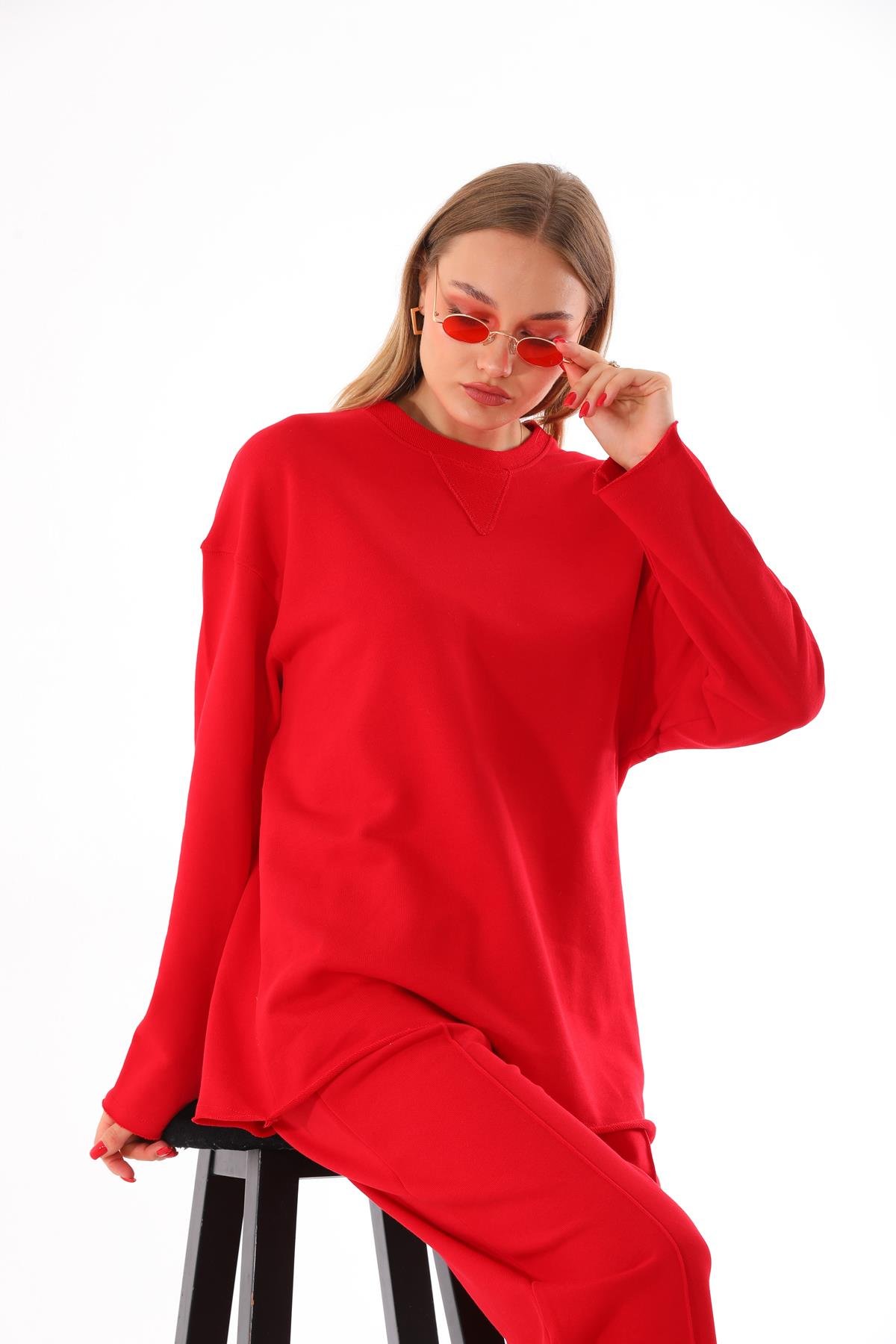 Souf Üç İplik Kadın İkili Takım - Görsel 5