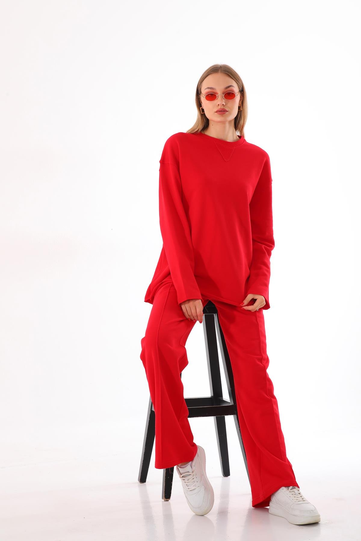 Souf Üç İplik Kadın İkili Takım - Görsel 4