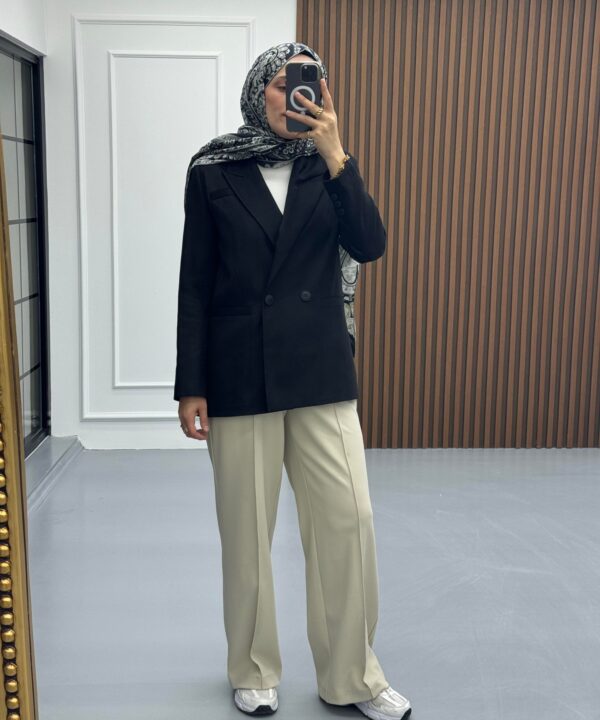 Süet Premium Ceket Siyah