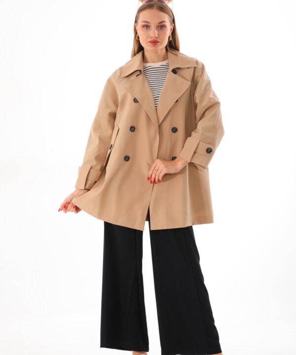 Taş Uzun Kadın Trençkot